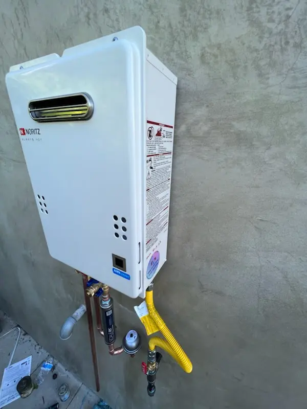 Tankless water heater installation for Davis homes
